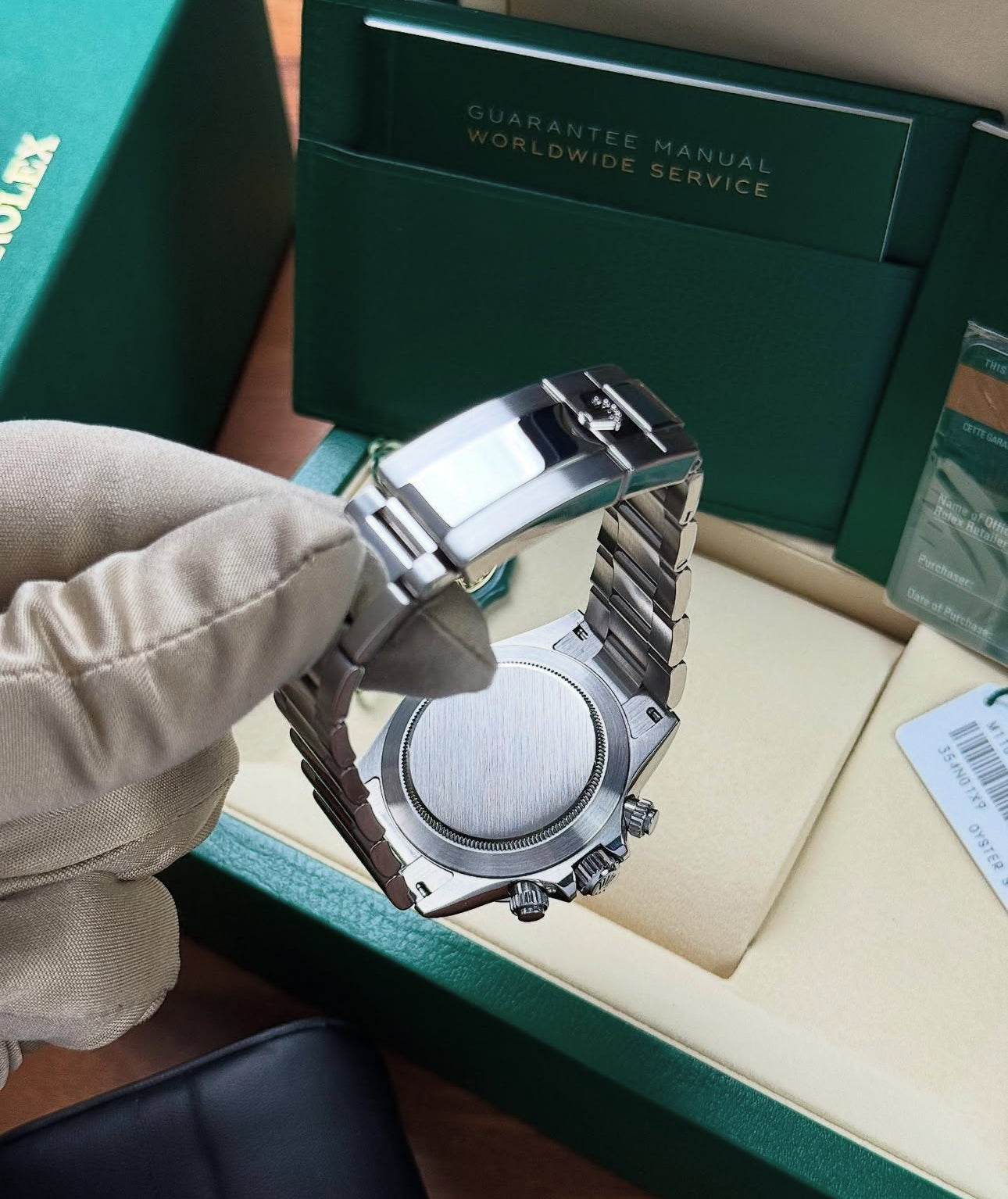 ROLEX DAYTONA ACCIAIO/BIANCO DIAL
