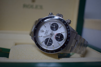 ROLEX DAYTONA PAUL NEWMAN 6263 ACCIAIO ARGENTEE/BLU
