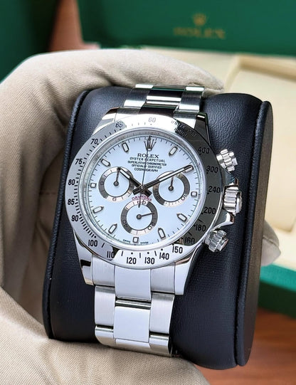 ROLEX DAYTONA ACCIAIO/BIANCO DIAL