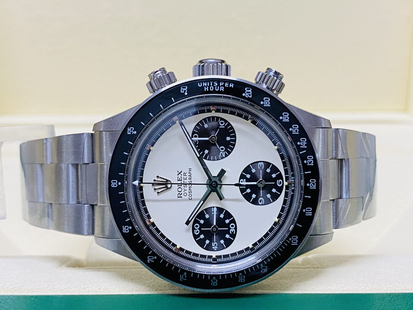 DAYTONA PAUL NEWMAN 6245 ACCIAIO BIANCO/NERO