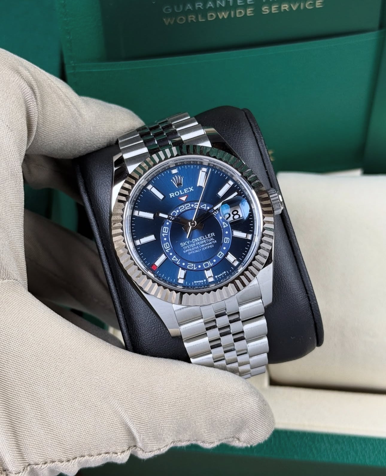 ROLEX SKY-DWELLER BLUE