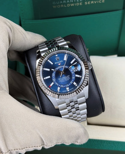 ROLEX SKY-DWELLER BLUE