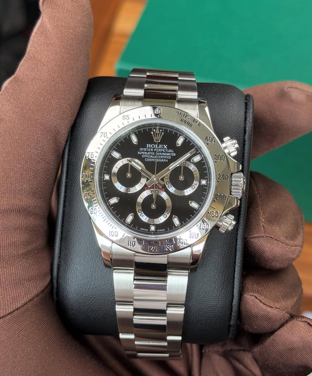 ROLEX DAYTONA ACCIAIO/BLACK DIAL