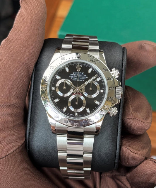 ROLEX DAYTONA ACCIAIO/BLACK DIAL