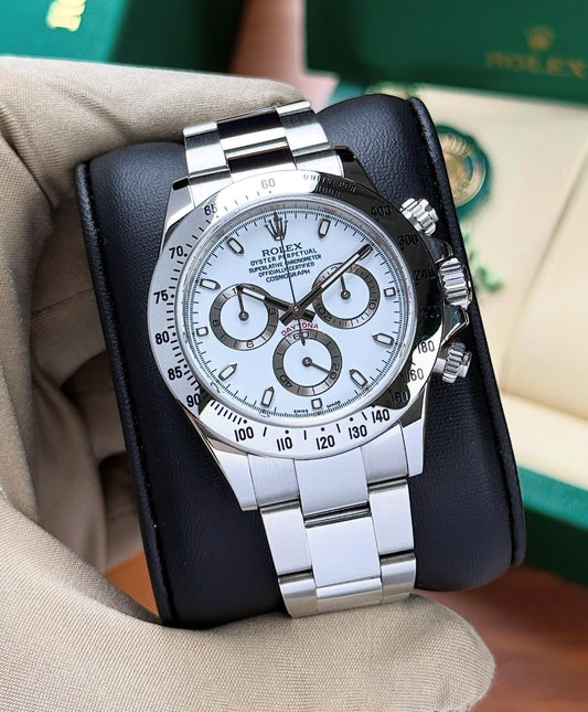ROLEX DAYTONA ACCIAIO/BIANCO DIAL