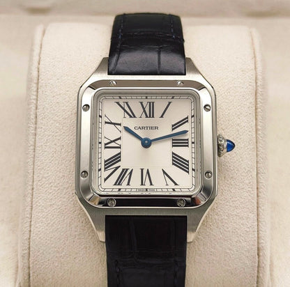 CARTIER SANTOS DUMONT BLACK IN PELLE