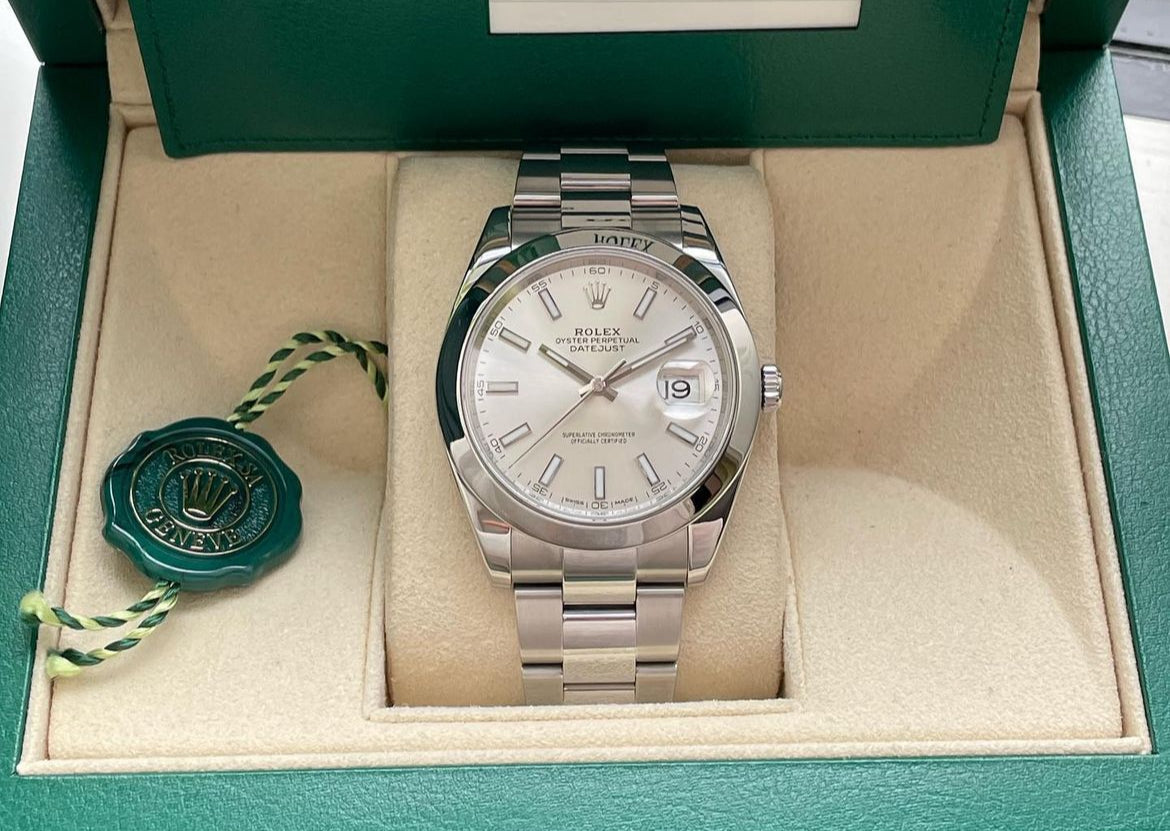 ROLEX DATEJUST OYSTER SILVER